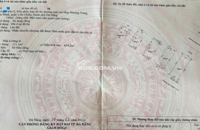 Bán SHOPHOUSE 4 tầng 2 mặt tiền đường Hoàng Thị Loan